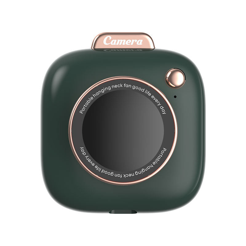 Creative Mini Camera Hanging Neck Fan