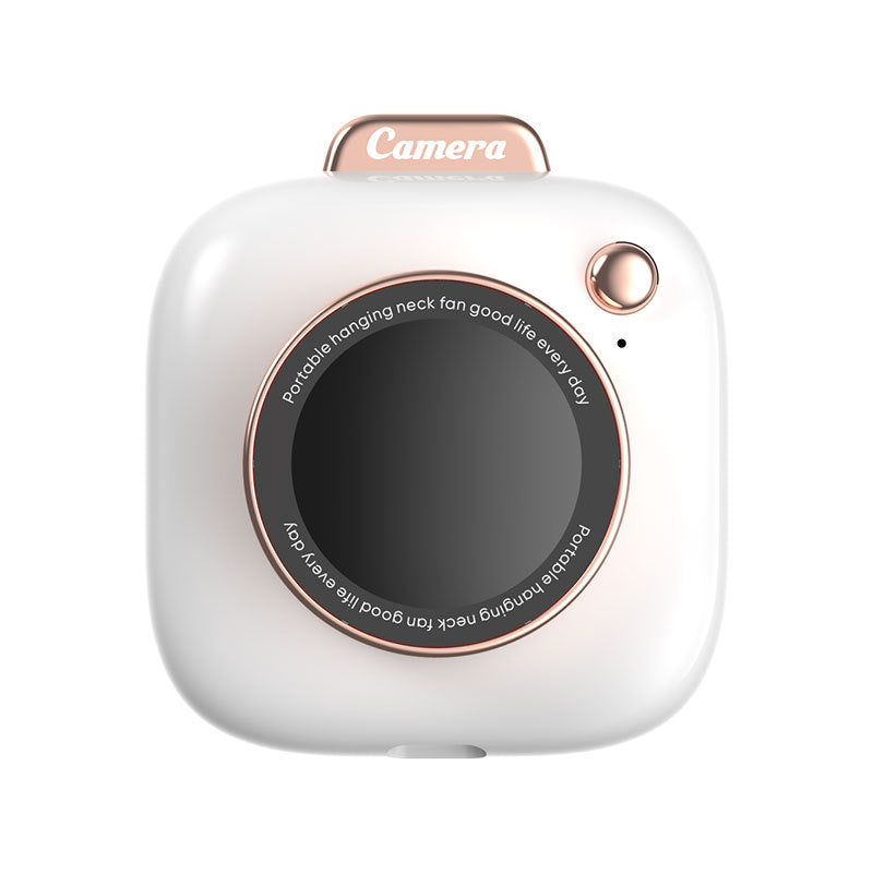 Creative Mini Camera Hanging Neck Fan