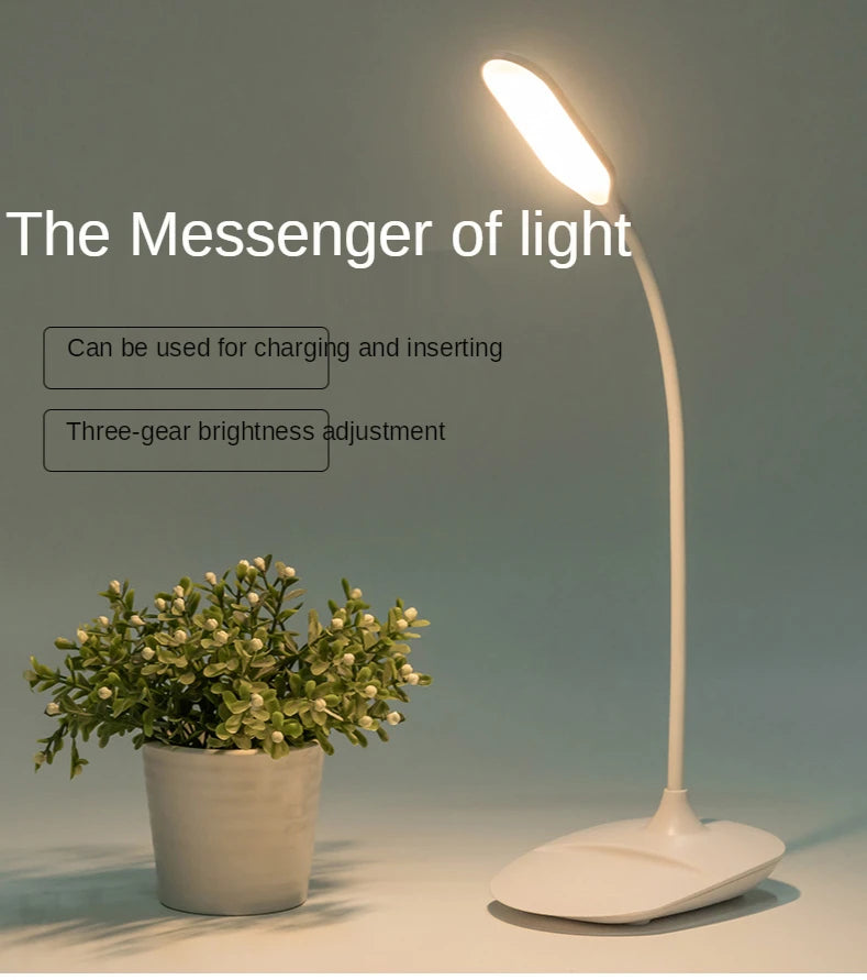 Creative folding bedroom berth lamp special students to learn the reading lamp that shield an eye USB charger plug and desk lamp