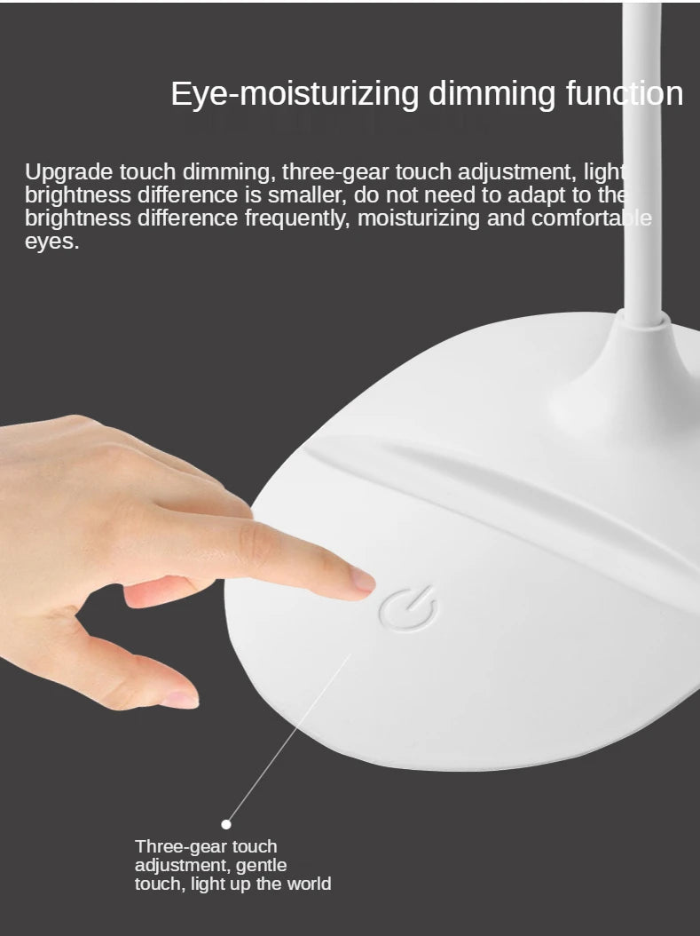 Creative folding bedroom berth lamp special students to learn the reading lamp that shield an eye USB charger plug and desk lamp