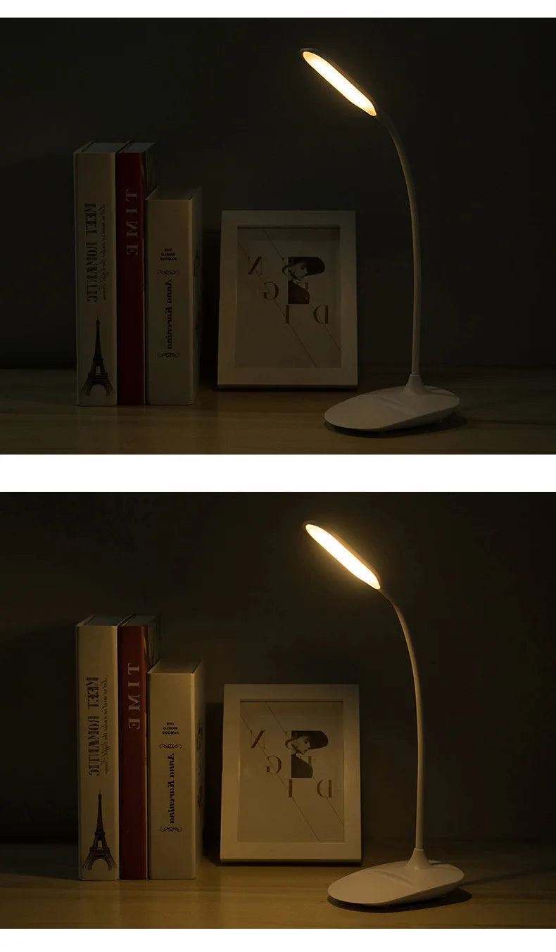 Creative folding bedroom berth lamp special students to learn the reading lamp that shield an eye USB charger plug and desk lamp
