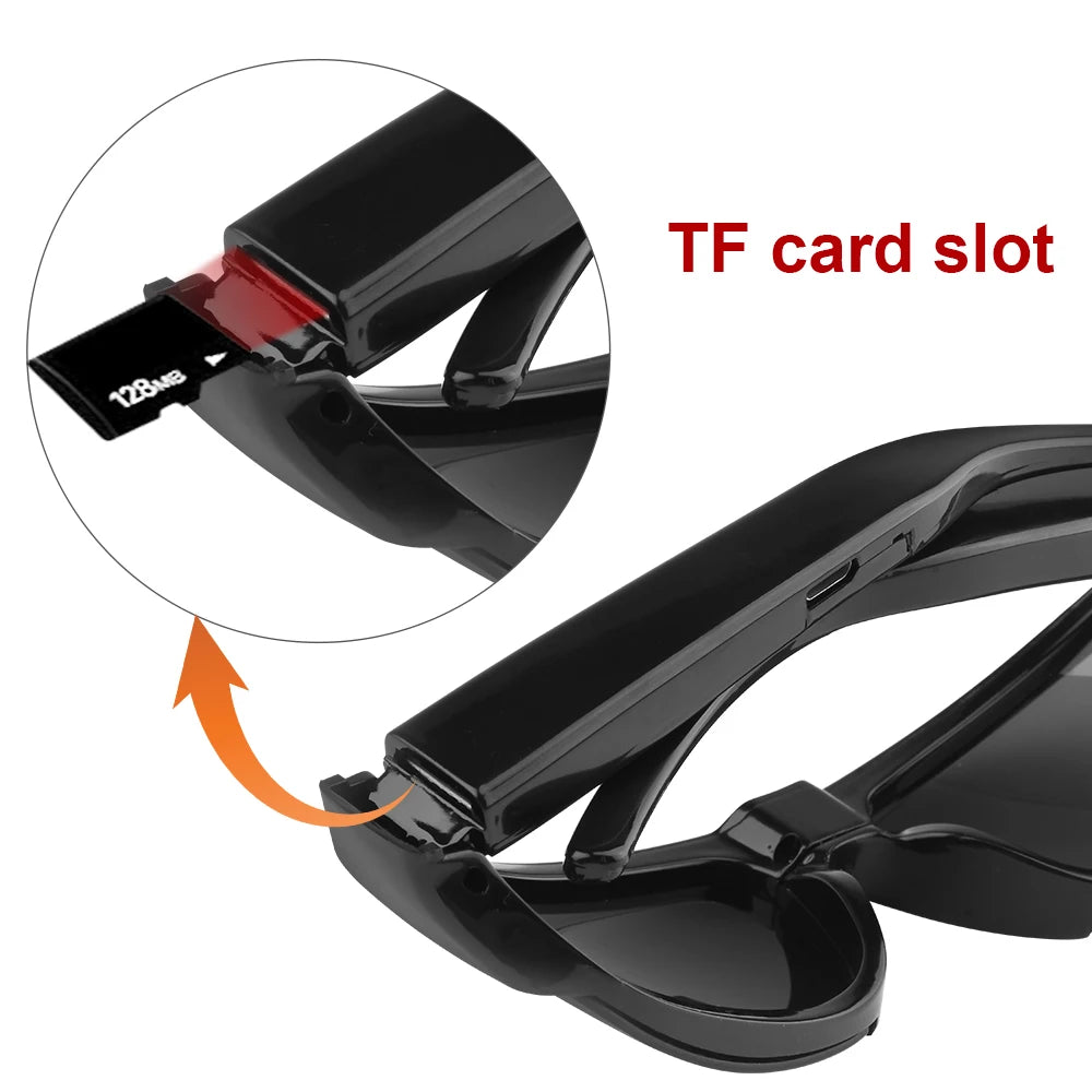 Wearable HD 1080P Mini Glasses Camera Portable Outdoor Security Sports DV DVR Video Recorder Surveillance Camcorder For Driving