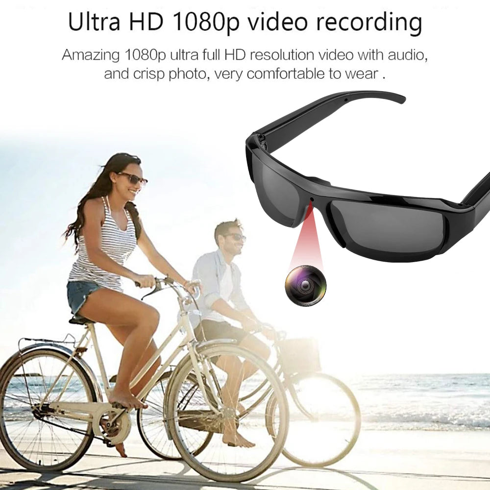 Wearable HD 1080P Mini Glasses Camera Portable Outdoor Security Sports DV DVR Video Recorder Surveillance Camcorder For Driving