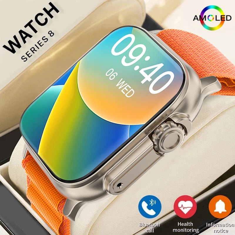 New Smart Watch 9 Ultra Gen 2 Watch Ultra IWO Watch Ultra NFC Smartwatch Series 9 Bluetooth Call 2.09 " Wireless Fitness Watch
