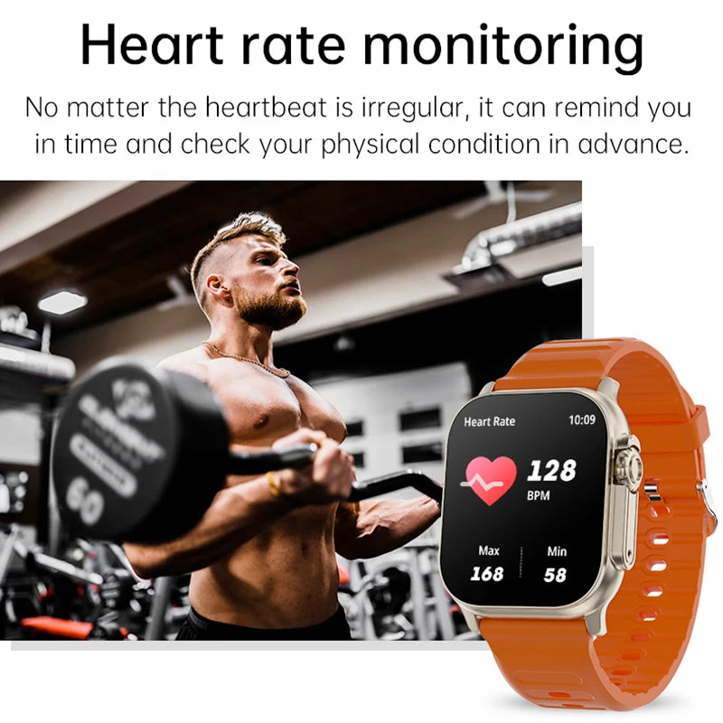 New Smart Watch 9 Ultra Gen 2 Watch Ultra IWO Watch Ultra NFC Smartwatch Series 9 Bluetooth Call 2.09 " Wireless Fitness Watch
