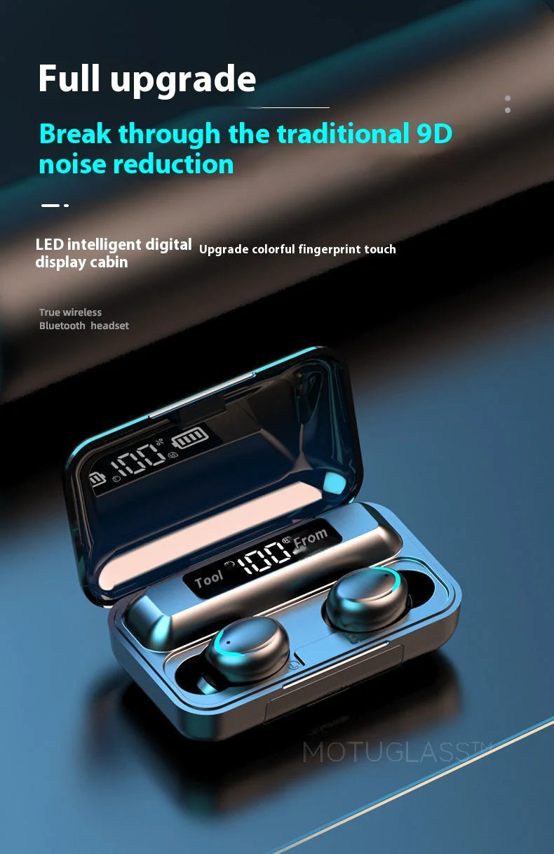 Waterproof F9 5C Wireless Bluetooth Earbuds Gaming In Ear Touch Control Headphones Noise Cancelling Deep Bass Sports Headset