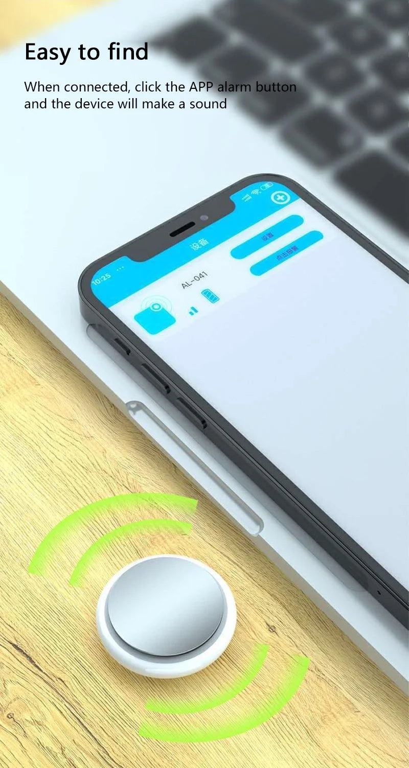 XIAOMI Mini GPS Tracker Portable Smart Anti-Lost Reminder Device Pets Bag Wallet Bluetooth for Finder Air Tag Tracking Locator