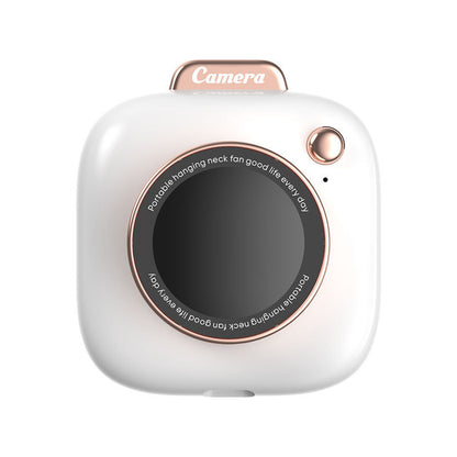 Creative Mini Camera Hanging Neck Fan