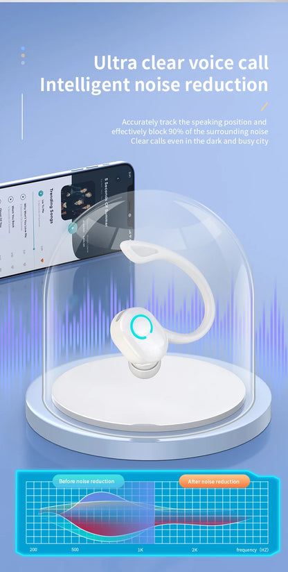 Wireless Headphones Bluetooth 5.0 Earphones With Mic Single in-Ear Sports Waterproof TWS Earbuds Bluetooth Handsfree Headset