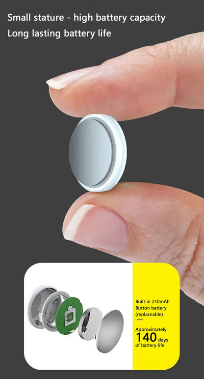 XIAOMI Mini GPS Tracker Portable Smart Anti-Lost Reminder Device Pets Bag Wallet Bluetooth for Finder Air Tag Tracking Locator