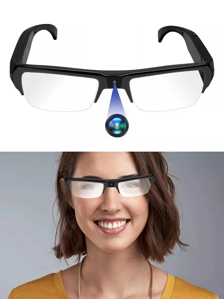 Intelligent Video Glasses, Equipped with Ultra-High Definition 4K Mini Camera, Capable of Recording Videos and Playing Music