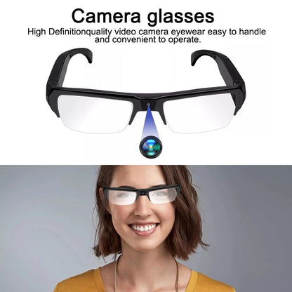 Intelligent Video Glasses, Equipped with Ultra-High Definition 4K Mini Camera, Capable of Recording Videos and Playing Music