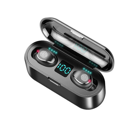Waterproof F9 5C Wireless Bluetooth Earbuds Gaming In Ear Touch Control Headphones Noise Cancelling Deep Bass Sports Headset