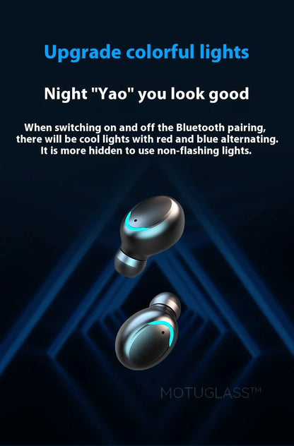 Waterproof F9 5C Wireless Bluetooth Earbuds Gaming In Ear Touch Control Headphones Noise Cancelling Deep Bass Sports Headset