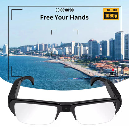 Intelligent Video Glasses, Equipped with Ultra-High Definition 4K Mini Camera, Capable of Recording Videos and Playing Music