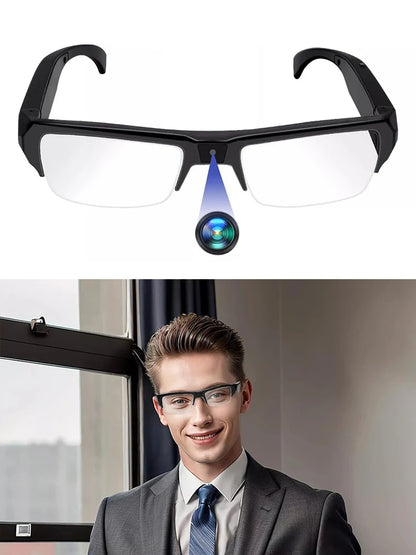 Intelligent Video Glasses, Equipped with Ultra-High Definition 4K Mini Camera, Capable of Recording Videos and Playing Music
